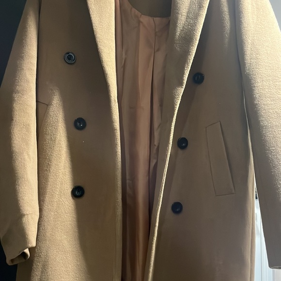 Camel Coloured 3/4 Coat - Picture 4 of 7